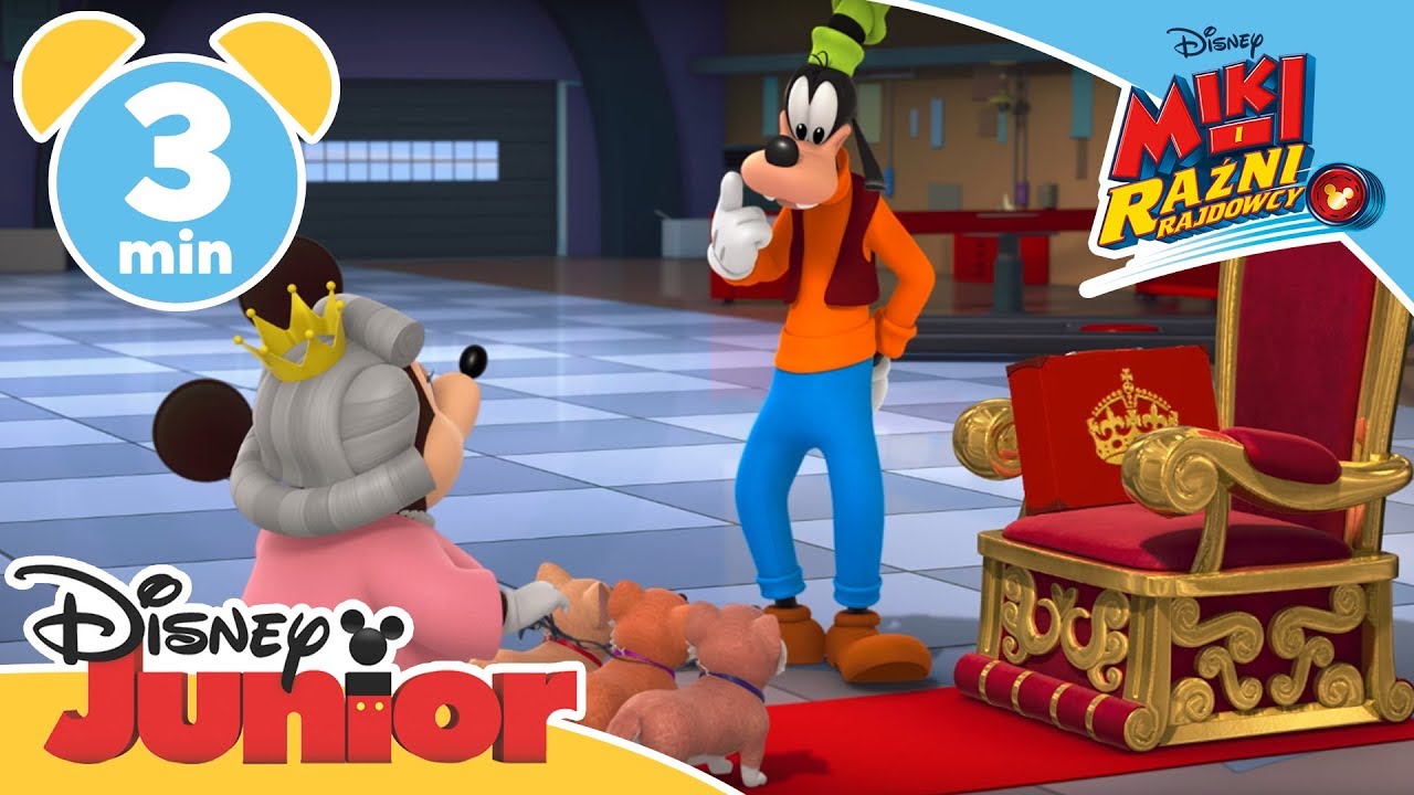 Miki i raźni rajdowcy - Goofy ratuje Królową