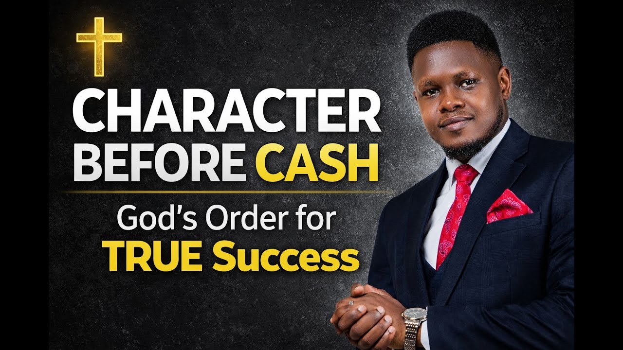CHARACTER BEFORE CASH: GOD'S ORDER FOR TRUE SUCCESS.
