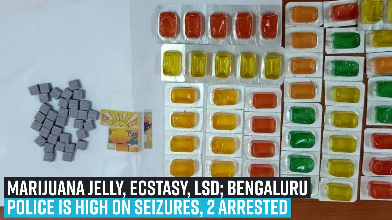 Marijuana jelly, ecstasy, LSD; Bengaluru police is high on seizures, 2 arrested