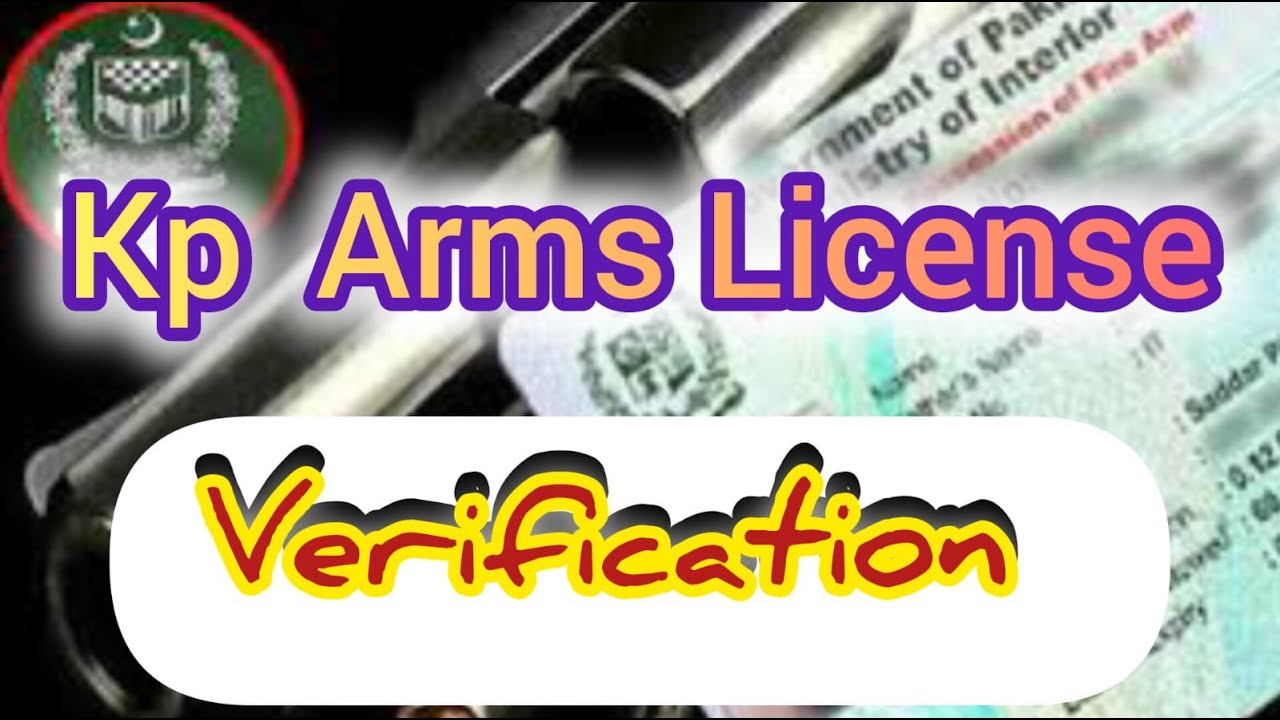 kp Arms License Verification Method