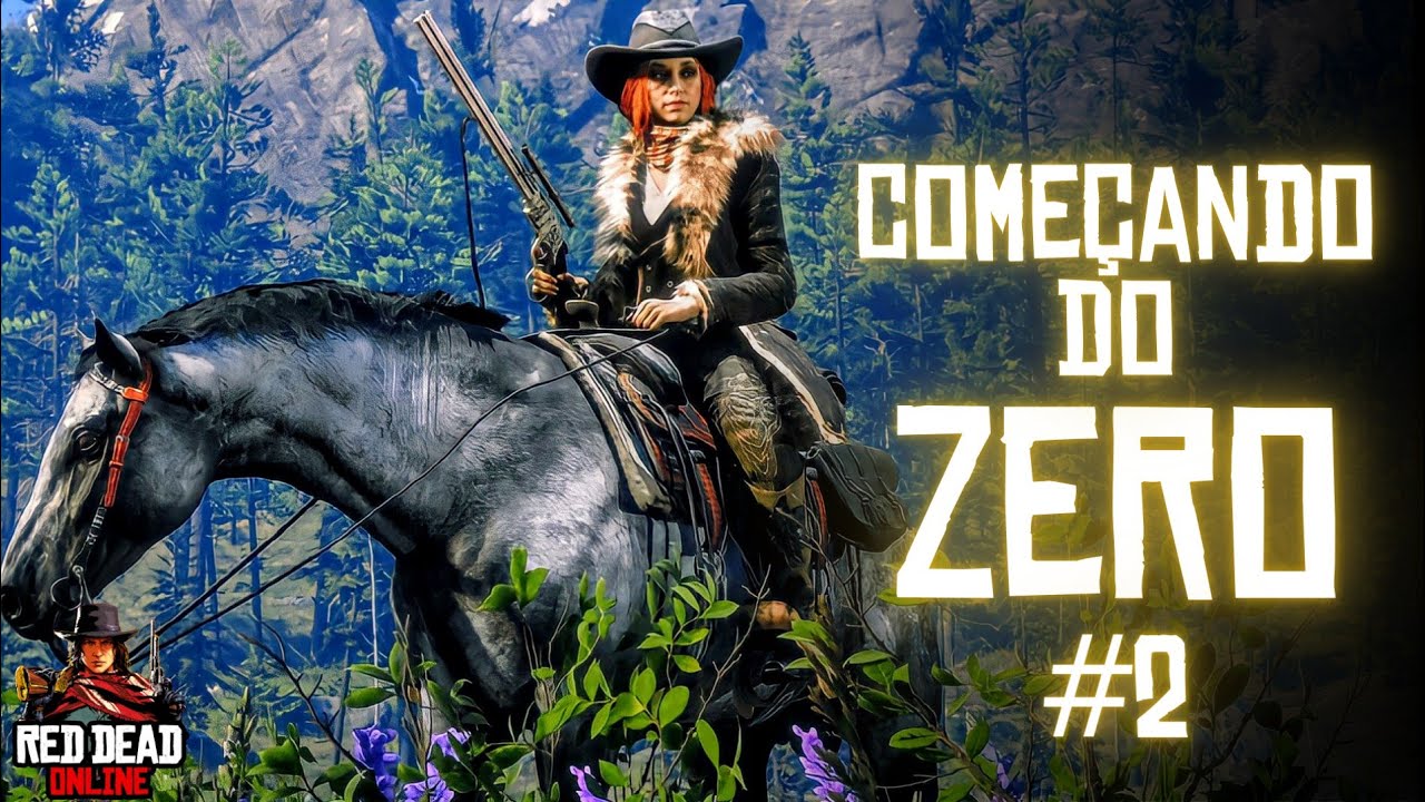 COMEÇANDO DO ZERO EM RED DEAD ONLINE (2) UMA BOA ARMA E UM BOM CAVALO RDR2