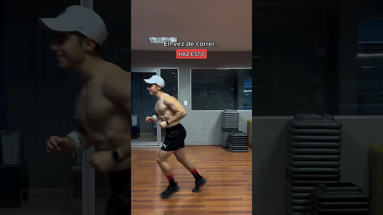 En vez de correr.. HAZ ESTO!!⚡️ en casa y sin equipo #ejercicio #entrenamiento #correr #fit #shorts