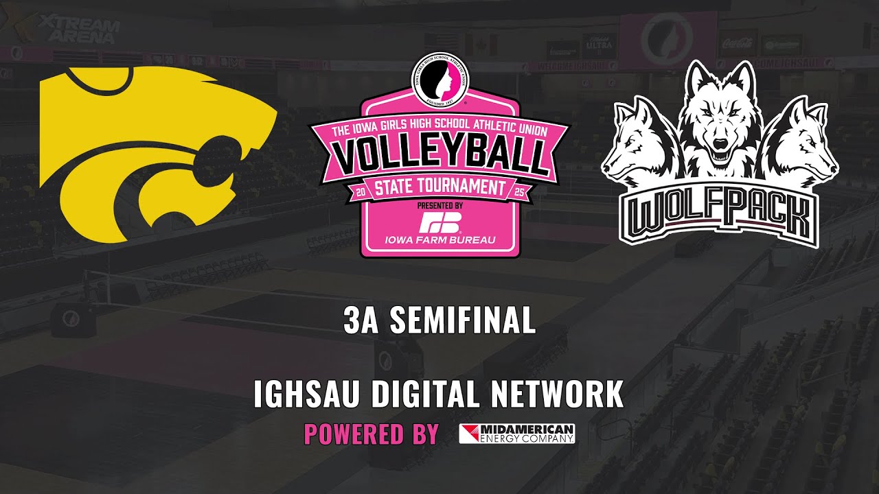 2025 IGHSAU Girls State Volleyball 3A Semifinal: Western Christian vs Humboldt