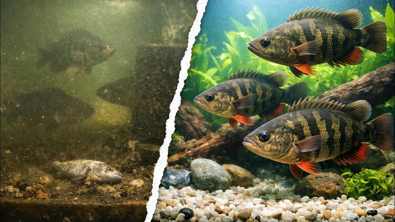 നട്ടർവളർന്നു 😳#NutterFish#TankCleaning#FishTankCleaning#AquariumCleaning#DirtyToClean#FishCare