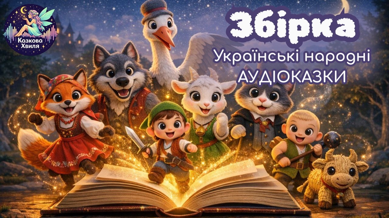 Найкращі українські народні казки 🌾 Збірка 2 години | Аудіоказки