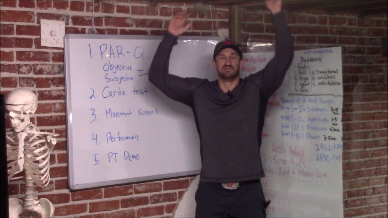 How to do an assessment / PARQ - Show Up Fitness