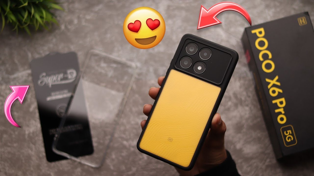 Best Accessories For POCO X6 Pro 5G | Transparent Back Case POCO X6 Pro!
