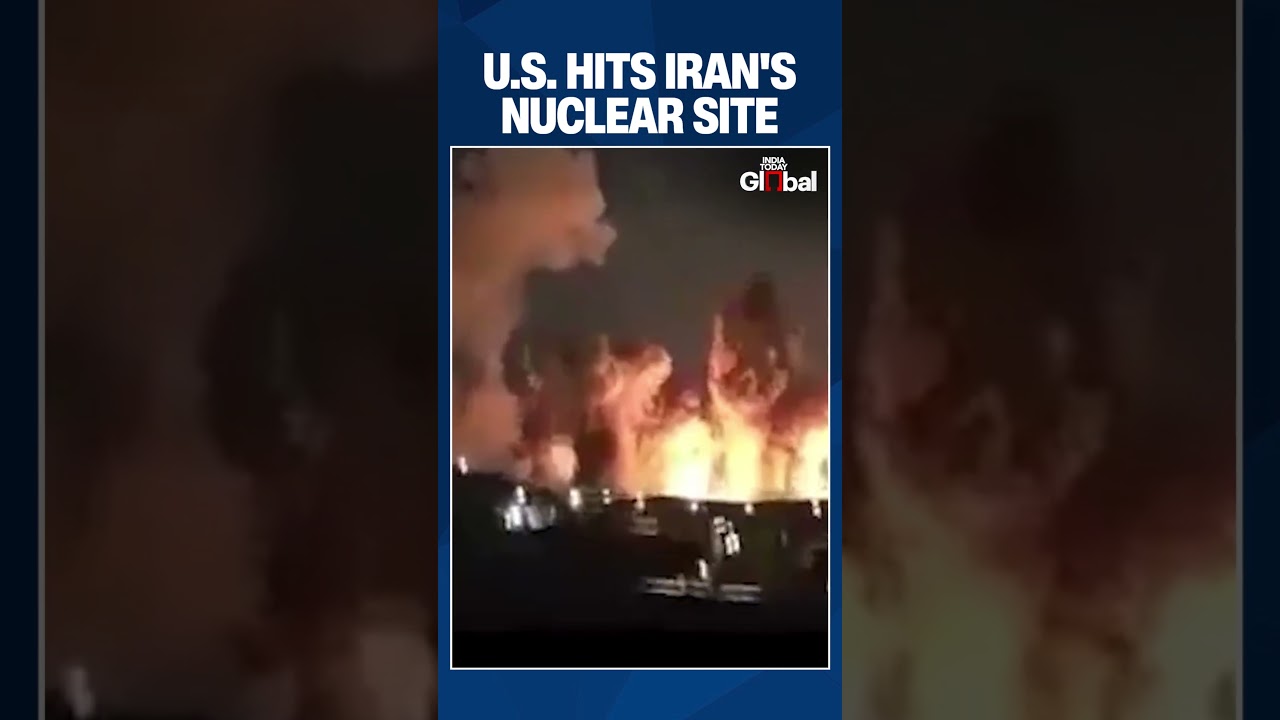 Trump Shares Explosion Video After US Israel Strike Hits Iran Nuclear Site in Isfahan | #trump #iran