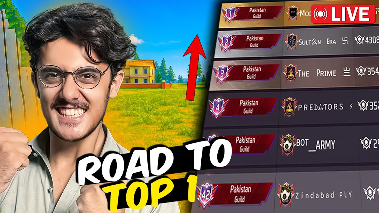 [LIVE] Playing Guild War Until We Reach Top 10 | Full Fun Stream | Garena Free Fire