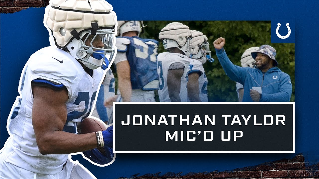 Running Back Jonathan Taylor Mic'd Up at 2022 Training Camp