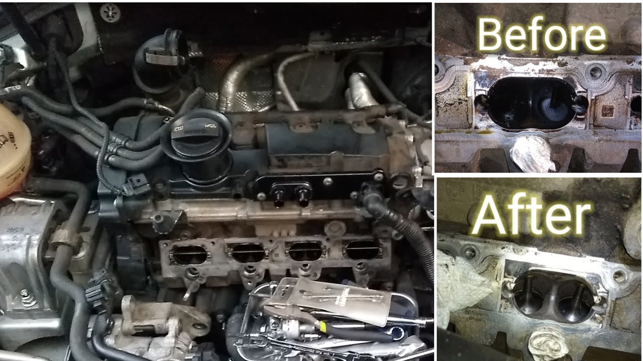Снятие впускного коллектора Volkswagen Passat 2.0T FSI