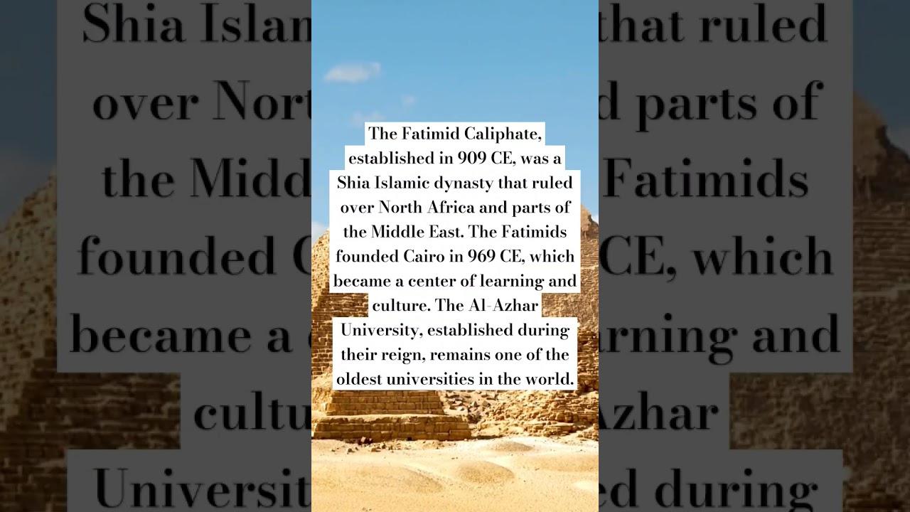The Fatimid Caliphate's Rise | Islamic Wisdom #Fatimidcaliphate #muslimempire #fatimids