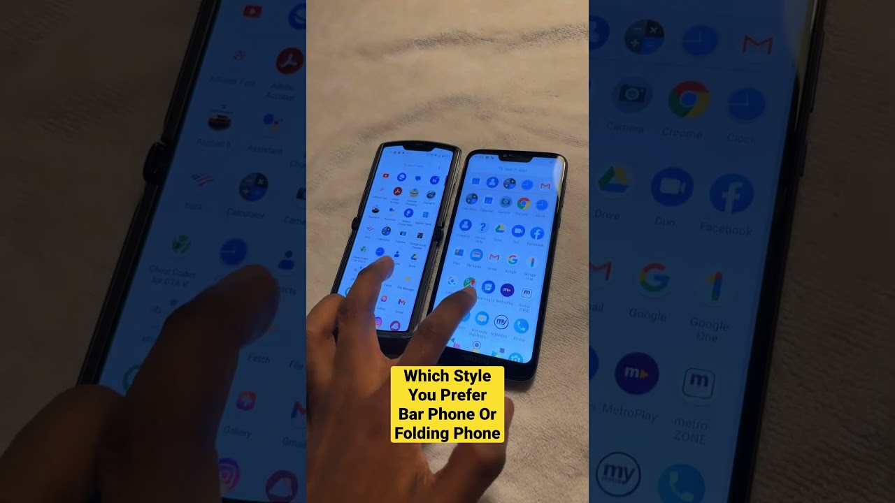 Motorola RAZR 5G And Motorola G7 Power Comparison: Folding Phone vs Bar Phone