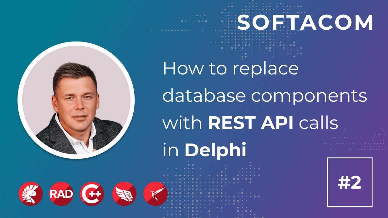 The fourth part of the webinar: How to replace database components with REST API calls in Delphi