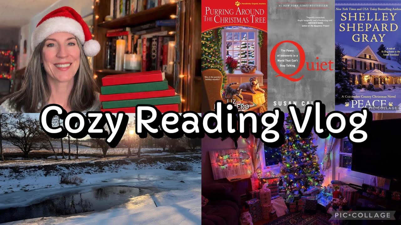 ❄️A Cozy, Snowy Reading Vlog 🎄 - Dec 2025