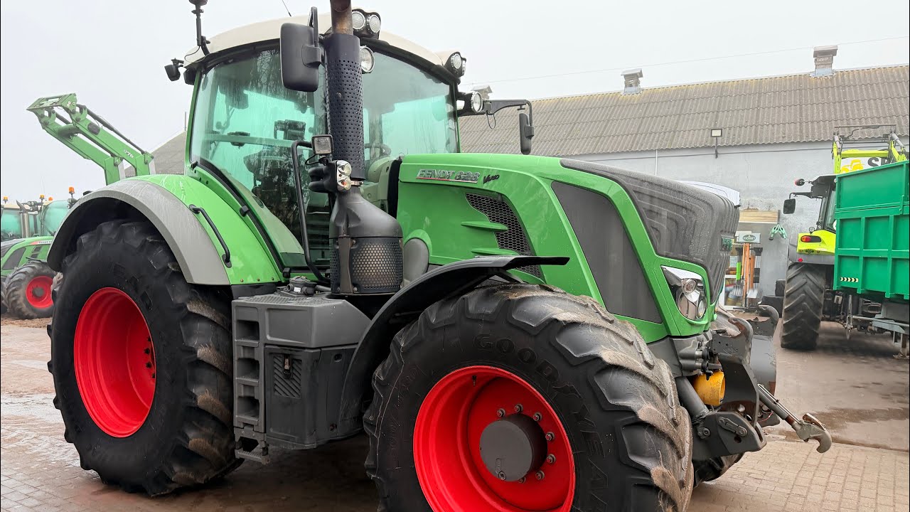 FENDT 828 Vario, nawigacja GPS, przedni TUZ i WOM, pneumatyka, miękka oś i kabina, prezentacja 