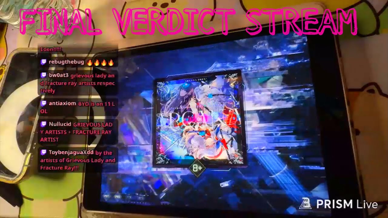 FINAL VERDICT FIRST PLAYTHROUGH |Arcaea| #arcaea #kirbykiwibear #finalverdict #fyp #rhythmgame