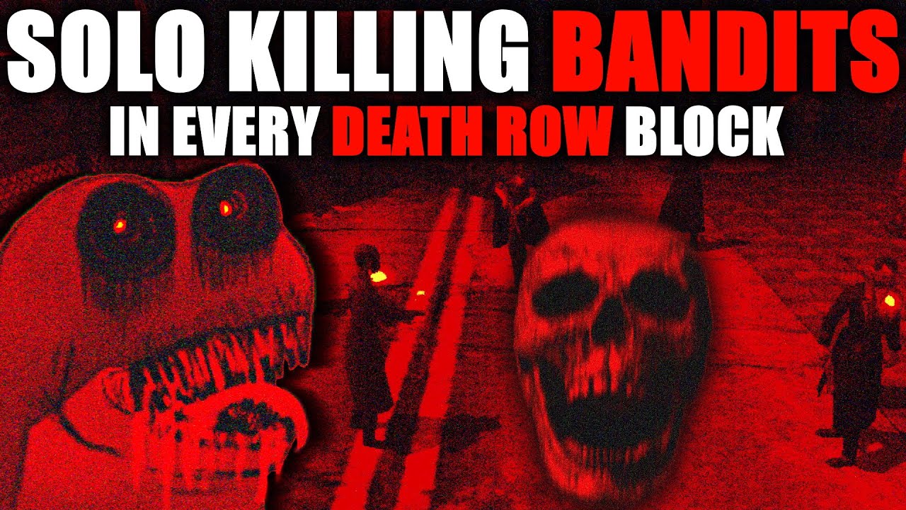 Dead Frontier - SOLO KILLING BANDITS IN EVERY DEATH ROW BLOCK (STRATEGY GUIDE)