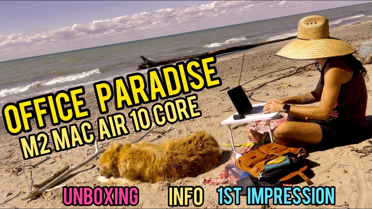 Mac air M2 unboxing first impressions editing 10 core gpu 16gb ram 512 ssd