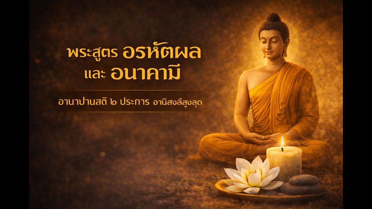 พระสูตร อรหัตผล และ อนาคามี อานิสงส์สูงสุด อานาปานสติ 2 ประการ