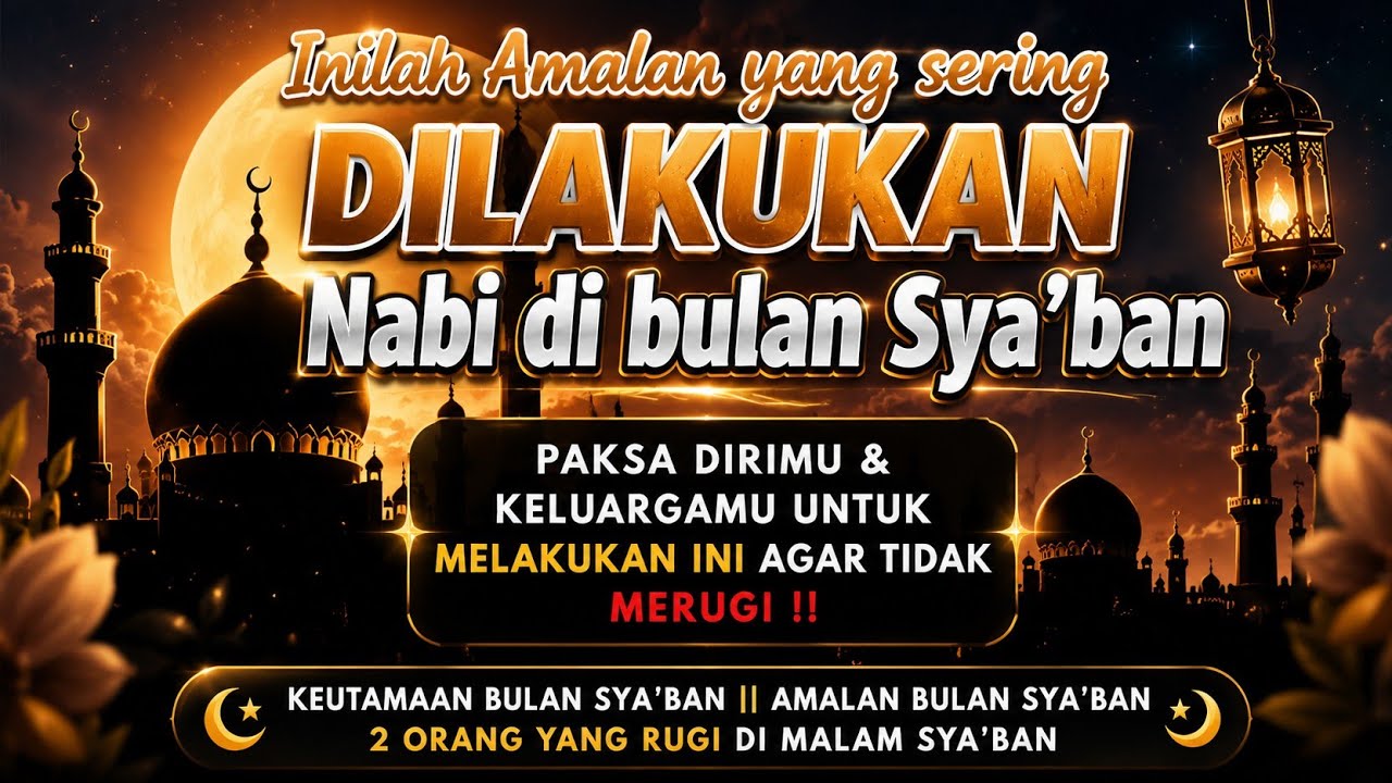 JANGAN ABAIKAN‼️ INILAH KEUTAMAAN DAN AMALAN DI BULAN SYA'BAN