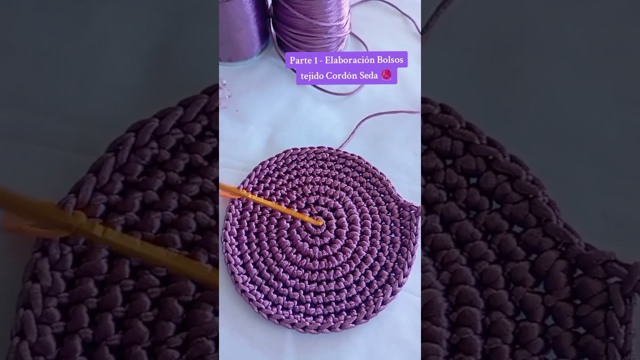 Parte 1. Mochila tejida en Cordón Seda 