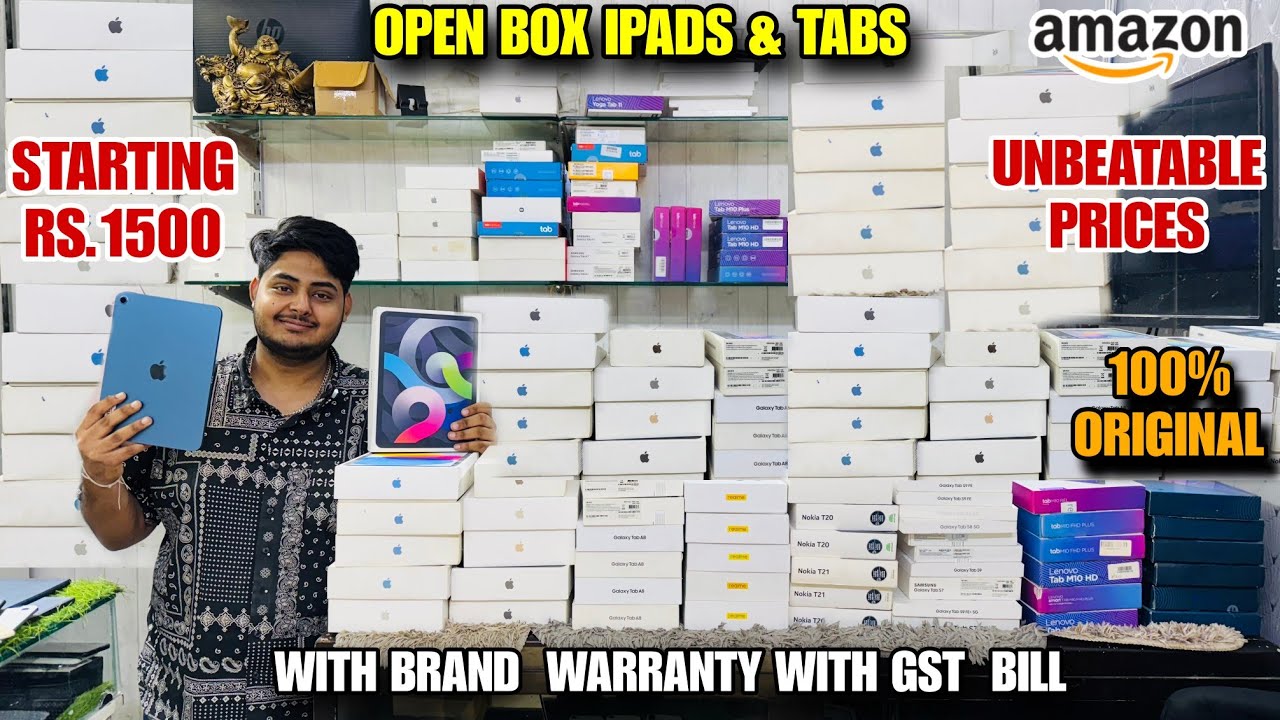 Open Box Tabs Warehouse😱| 80% OFF|  With warranty with bill| |Tablet  Free| Dl84vlogs