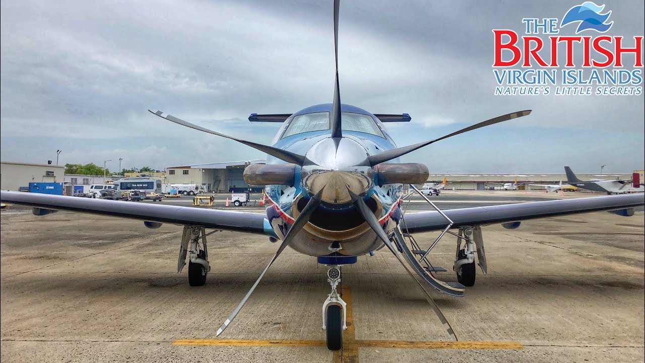 Flying to Beef Island (BVI) - Pilatus PC-12 (ATC AUDIO) *Re-Upload*