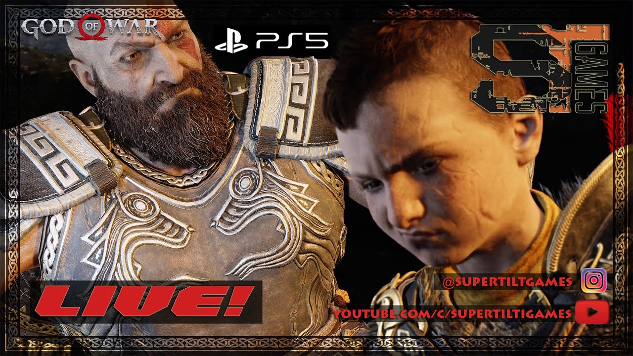 Live God of War - Testando no PS5 - Aguardando o Ragnarok!