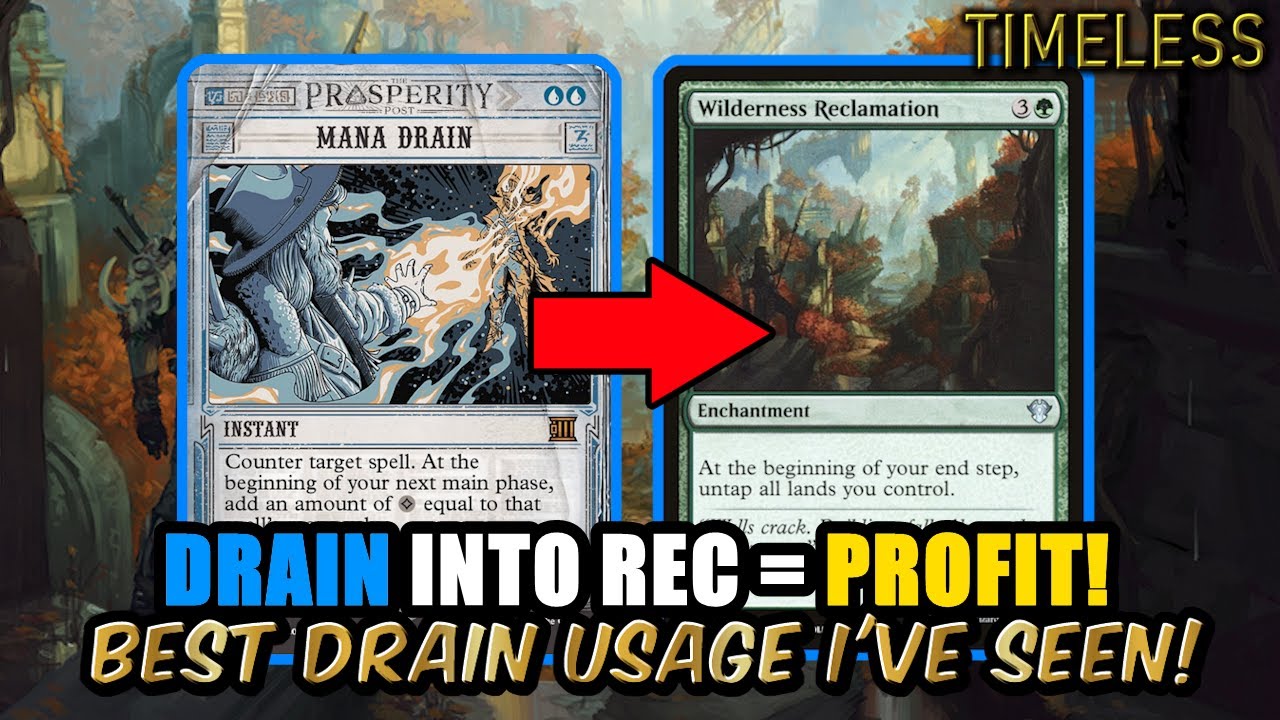 Mana Drain Into Reclamation Is Too Nasty! | Timeless BO3 Ranked | MTG Arena
