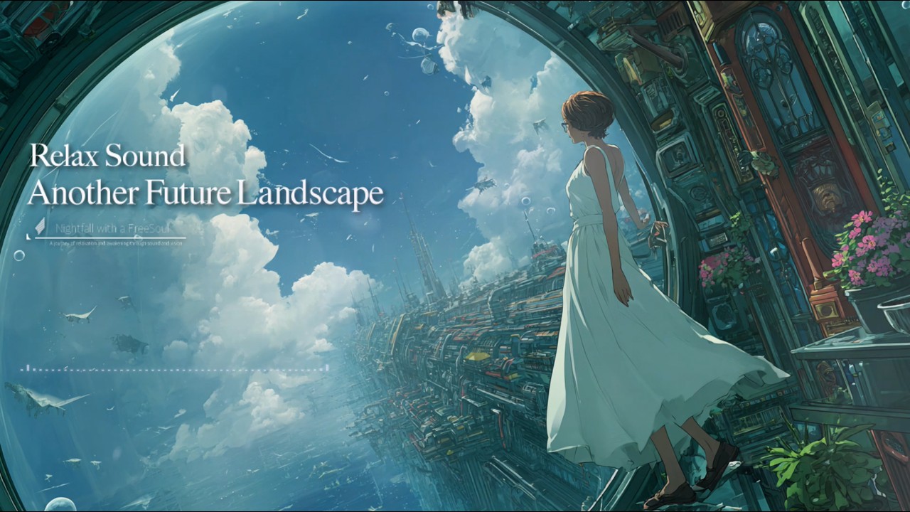 Relax Sound: Another Future Landscape　008　|　Echoes from a Distant Sky　  | Sci-Fi Ambient 852Hz