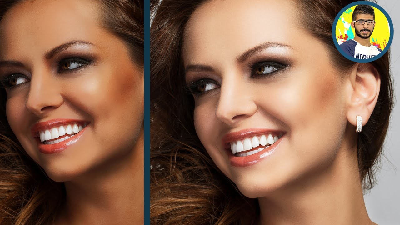 درس تبييض البشره بالفوتوشوب | whitening skin photoshop tutorial