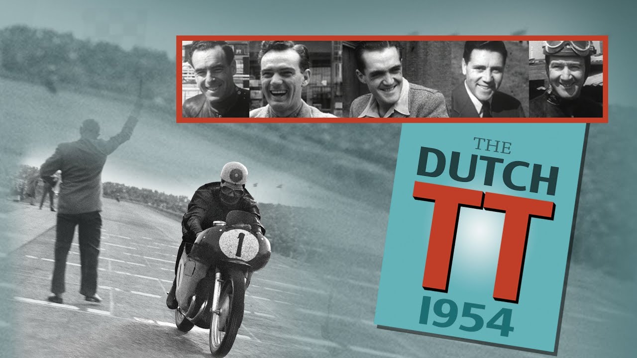 Geoff Duke wins the Dutch TT 1954 | World Bike Grand Prix Championship