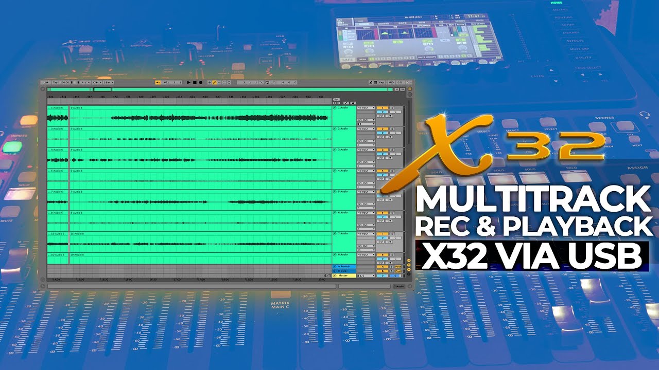 Многодорожечная запись и воспроизведение | Behringer x32