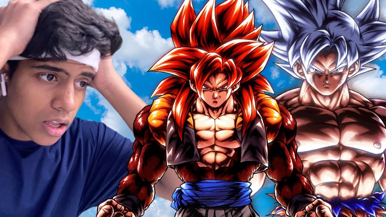 Goku Ultra Instinct Vs Gogeta Gt Super saiyan 4 