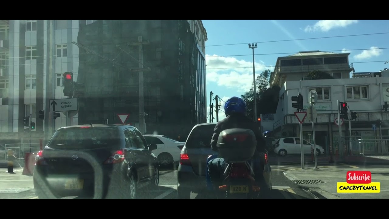 Driving Through Quatre Bornes Streets @cape24travel