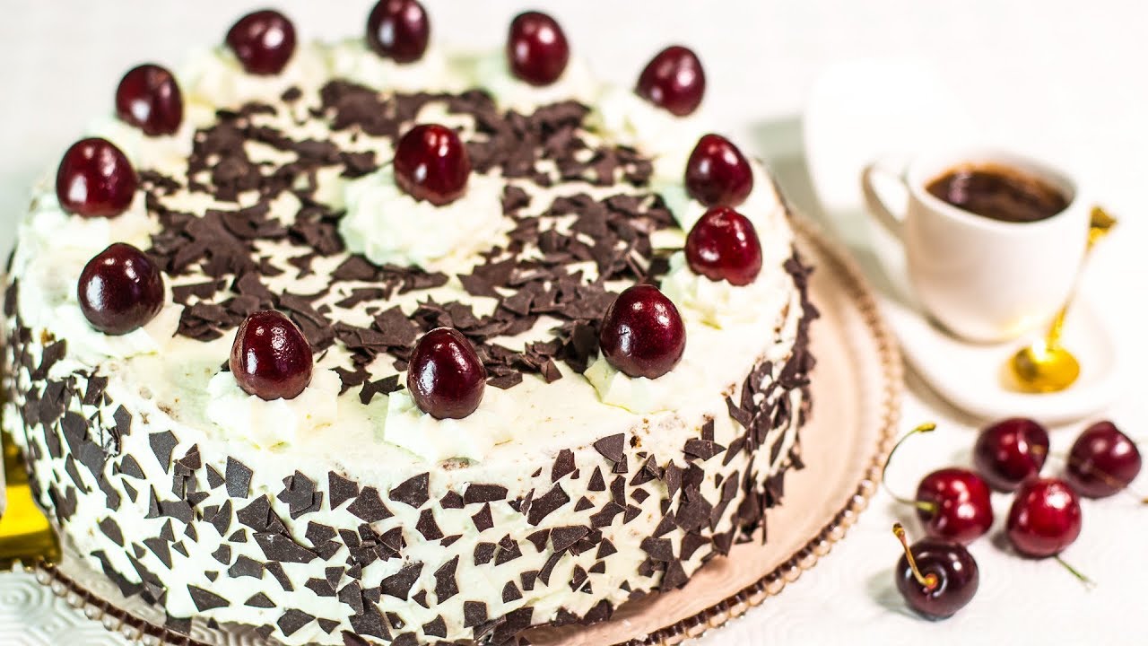 10-Minuten SCHWARZWÄLDER KIRSCHTORTE | ohne Backen