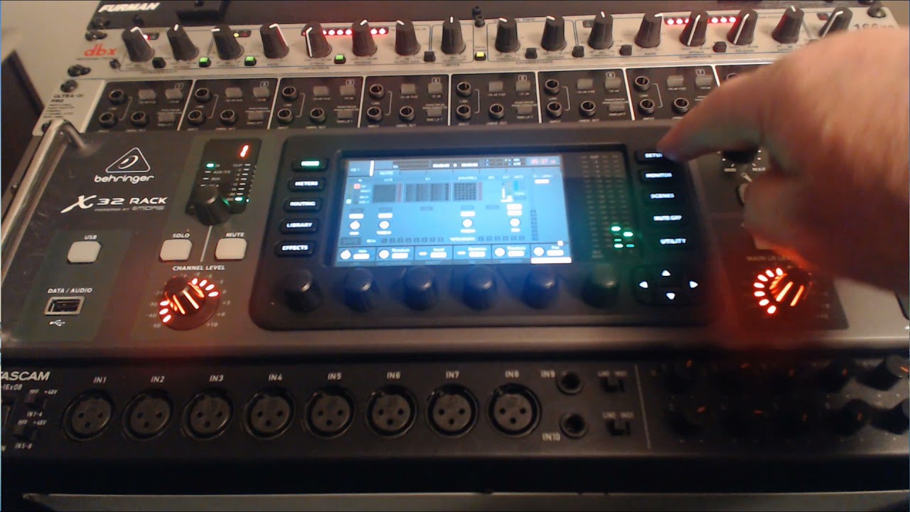 Connecting The X32 Rack To WIFI And Your Computer