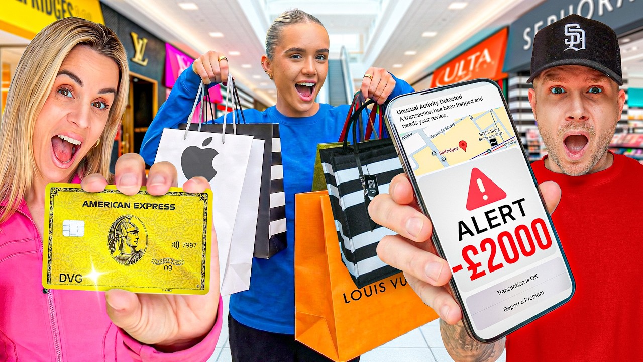 Buying ANYTHING On Dad's Credit Card *UNTIL WE GET CAUGHT*