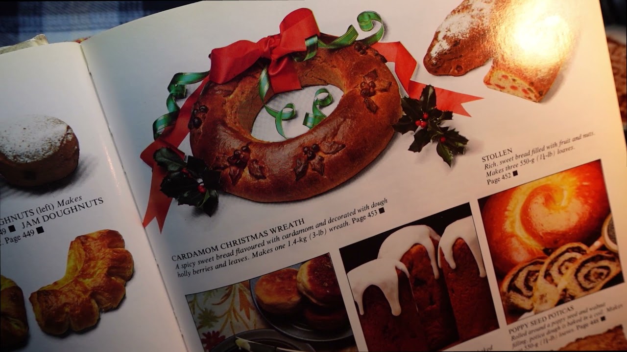 ASMR | Reading Christmas Recipes from my Favourite Cook Book! Whispered Reading & Page Browsing