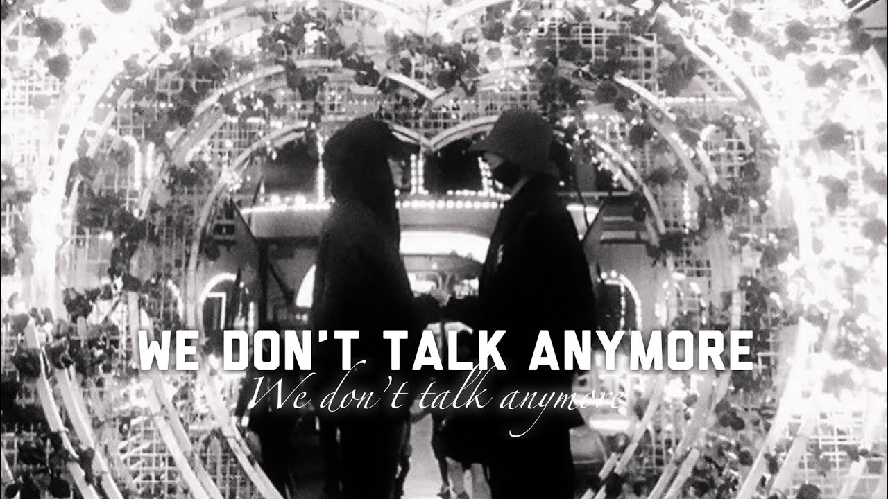 We Don’t Talk Anymore [JIKOOK FMV]