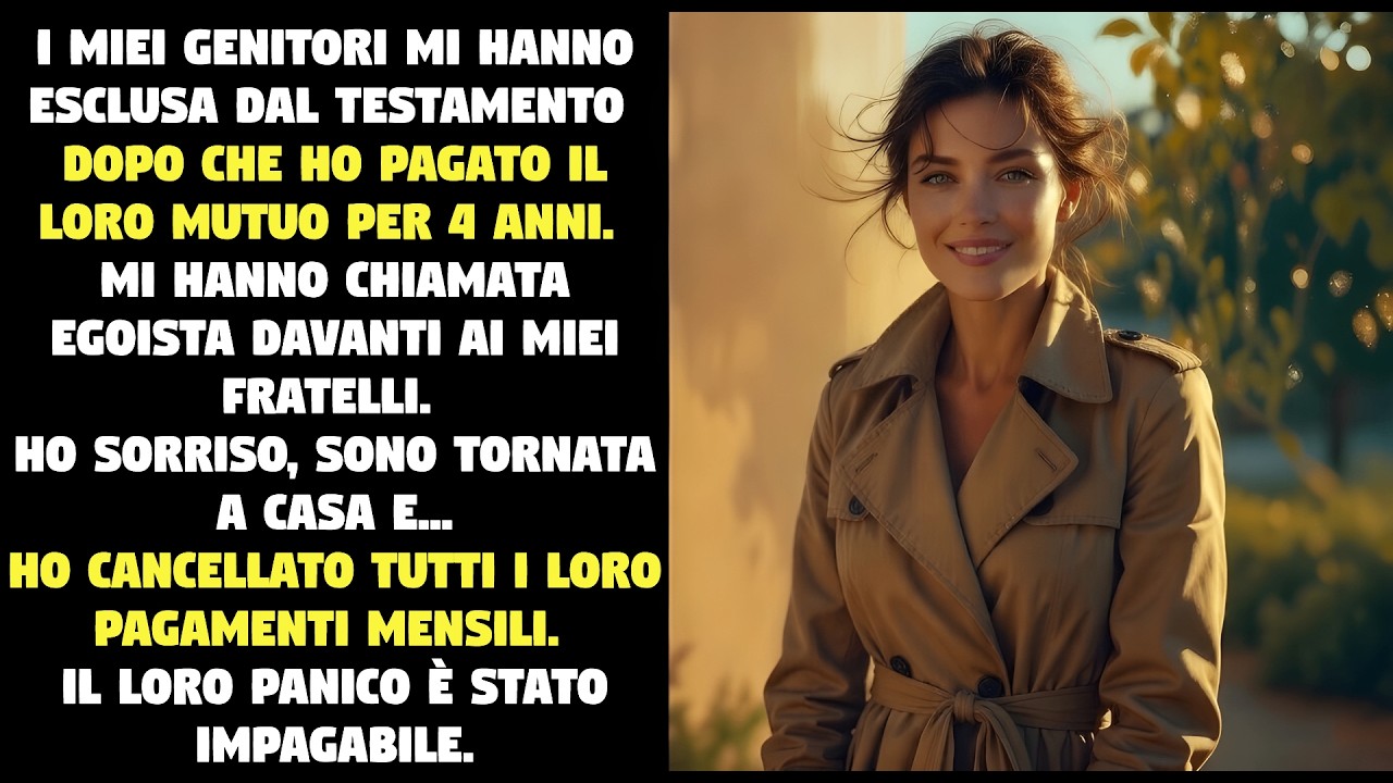Mi Trattavano Da Bancomat... Ho Bloccato I Loro Conti E Ora Rischiano Di Perdere La Casa.