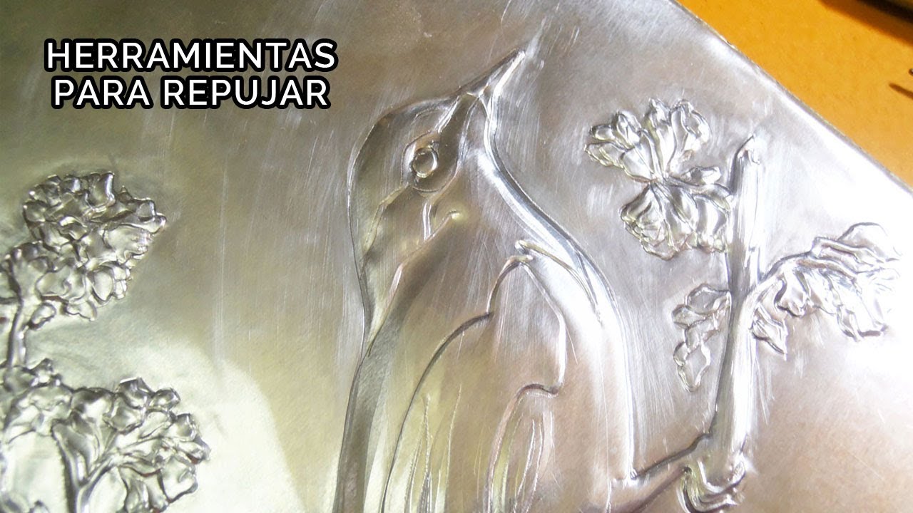 4 herramientas básicas para repujar ✂️