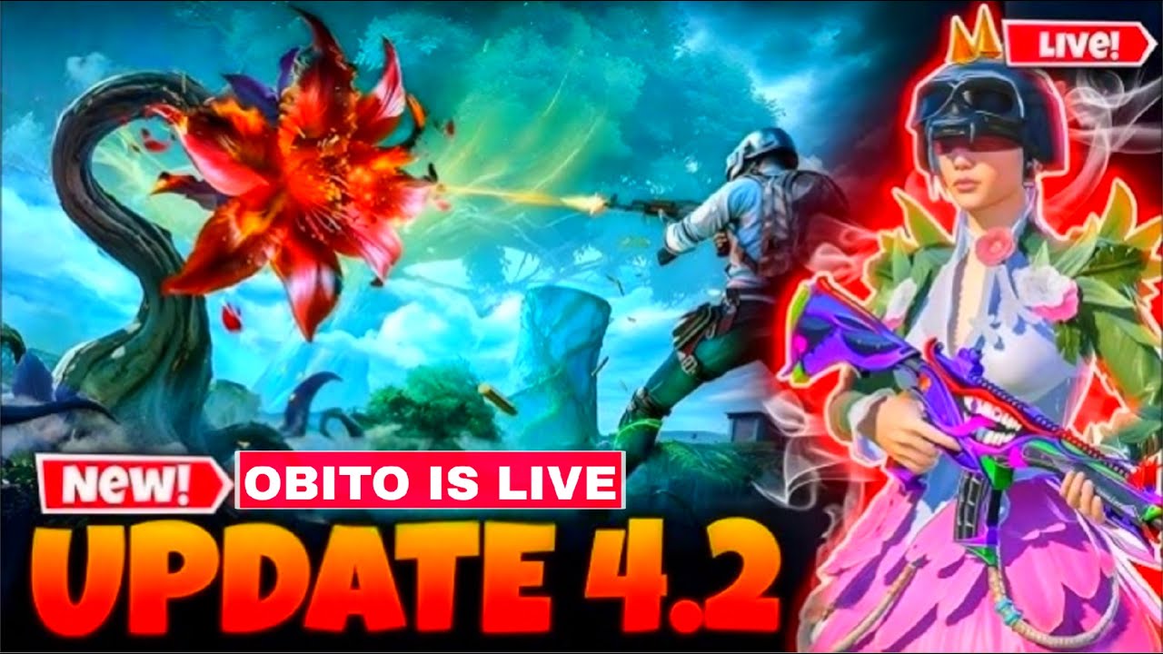 BGMI NEW 4.2 UPDATE OBITO IS LIVE Conquero rank push 🥷🏻