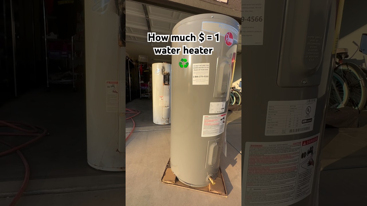 How much money does 1 water heater pay to be recycled? ♻️💰