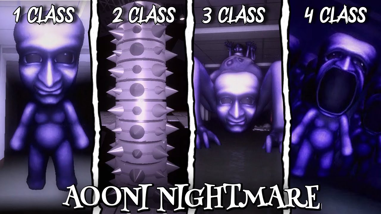 [SPIDER] AOONI Nightmare: Classes 1 to 4 - Full Walkthrough