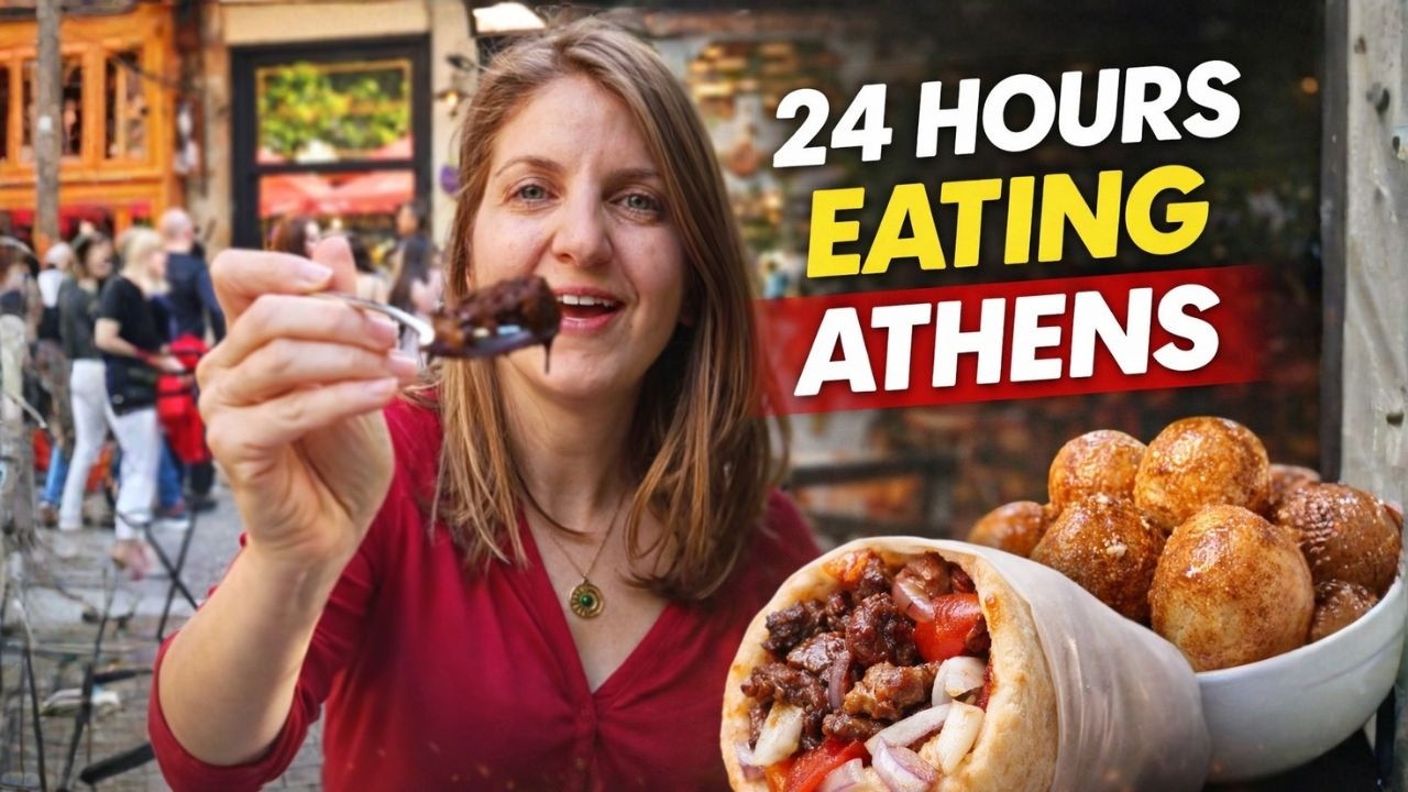 Вот как выглядит греческая кухня в Афинах в течение 24 часов.