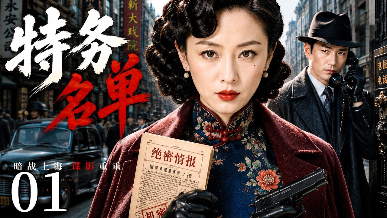 【2026最新谍战剧】特务名单 01｜上海滩惊现绝密特务名单，多方势力暗中争夺，潜伏特工身份成谜，一场生死攸关的谍海较量悄然展开！#谍战剧 #cdrama #中国电视剧