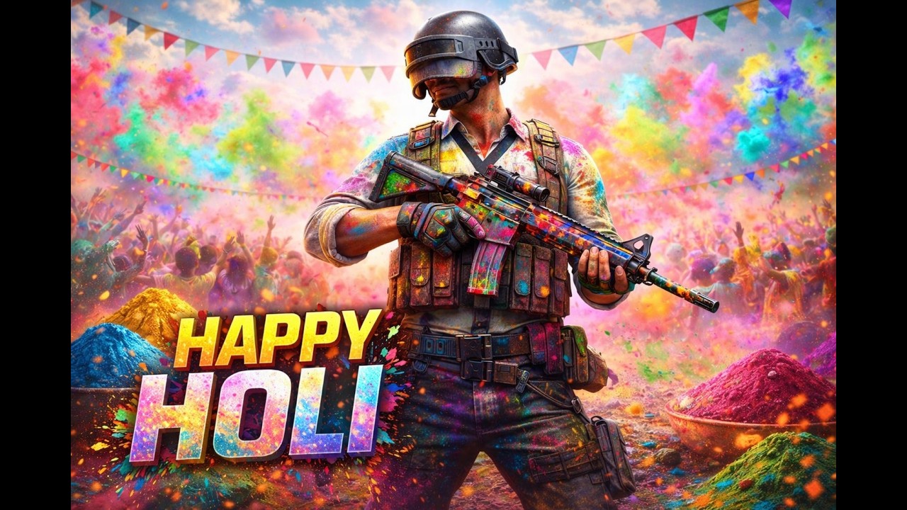 PUBG PC HAPPY HOLI TO EVERYONE 2K LIVE WATCH NOW| #livestream