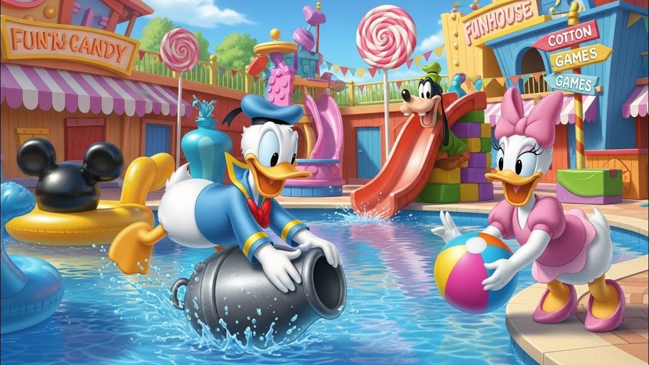 Mickey Mouse & Friends Sky Adventure | Cute Fun Cartoon Balloon Ride | Kids Magic Story